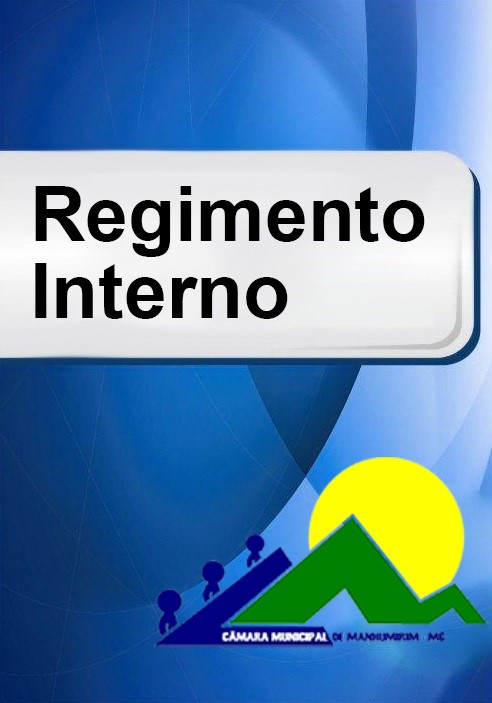 Livro Regimento Interno da Câmara