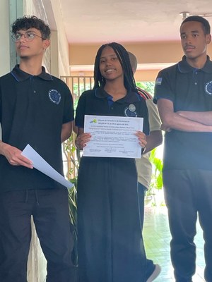 Entrega Moção na Escola Estadual 3