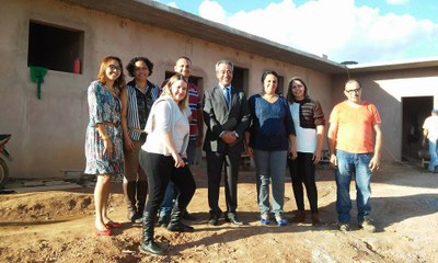 Presidente do Conselho Deliberativo da FBAC visita obra da APAC