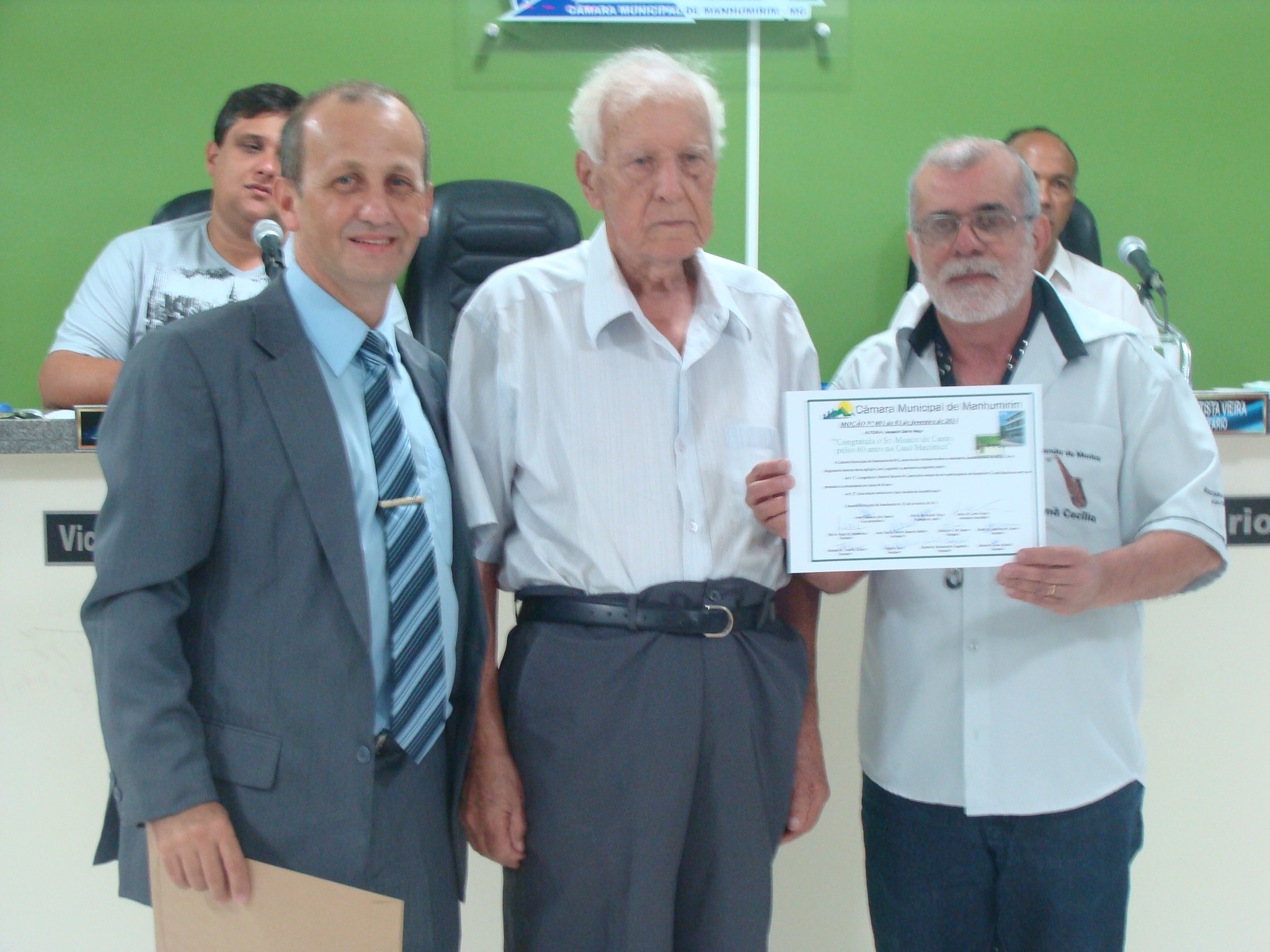 Moacir de Castro é homenageado na Câmara