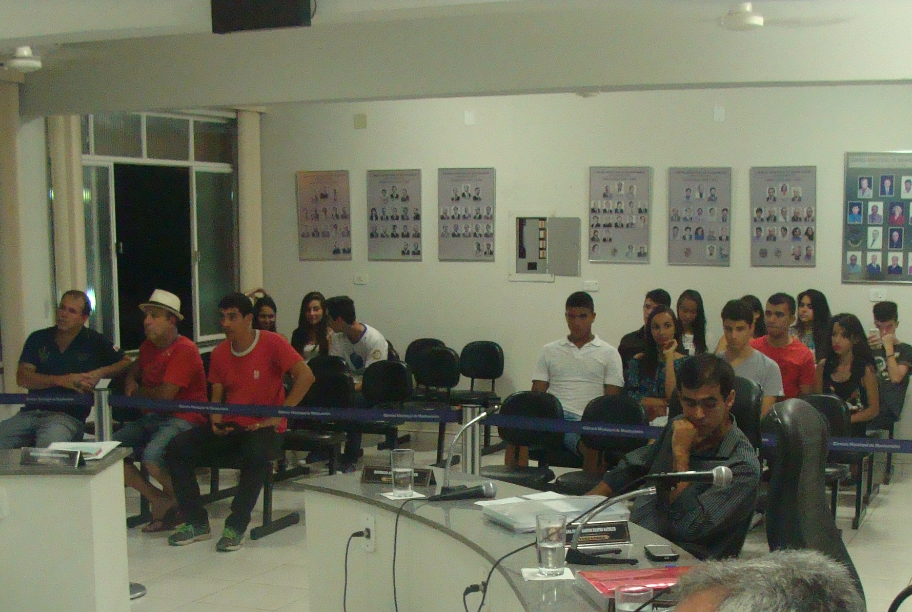 Plateia integrantes interact