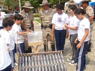 Conscientização no Dia Mundial da Água em Manhumirim