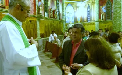 José Geraldo e Petronilha: Bodas de Esmeralda abençoada.