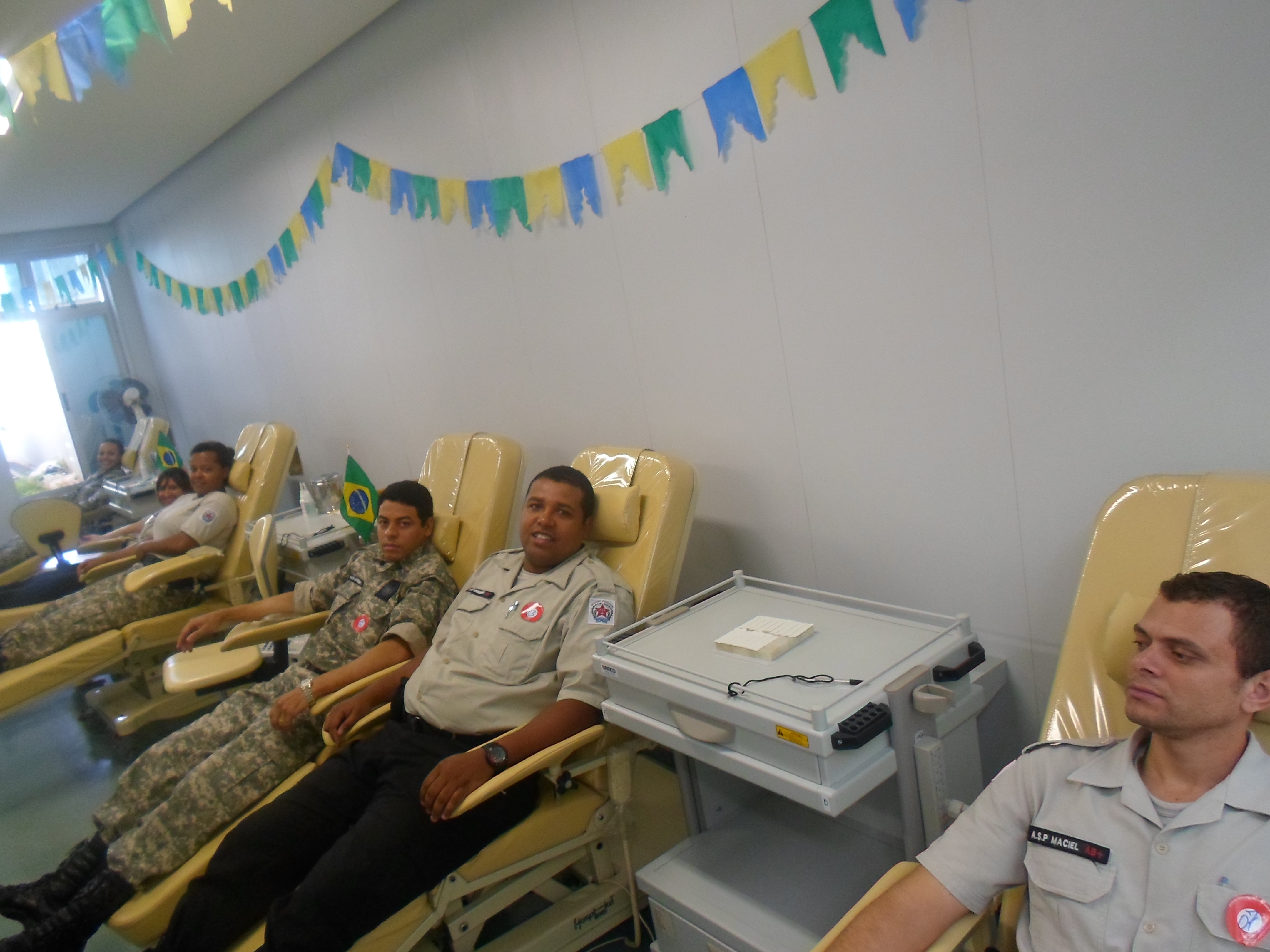 Funcionários do presídio de Manhumirim doam sangue para Hospital Padre Júlio Maria