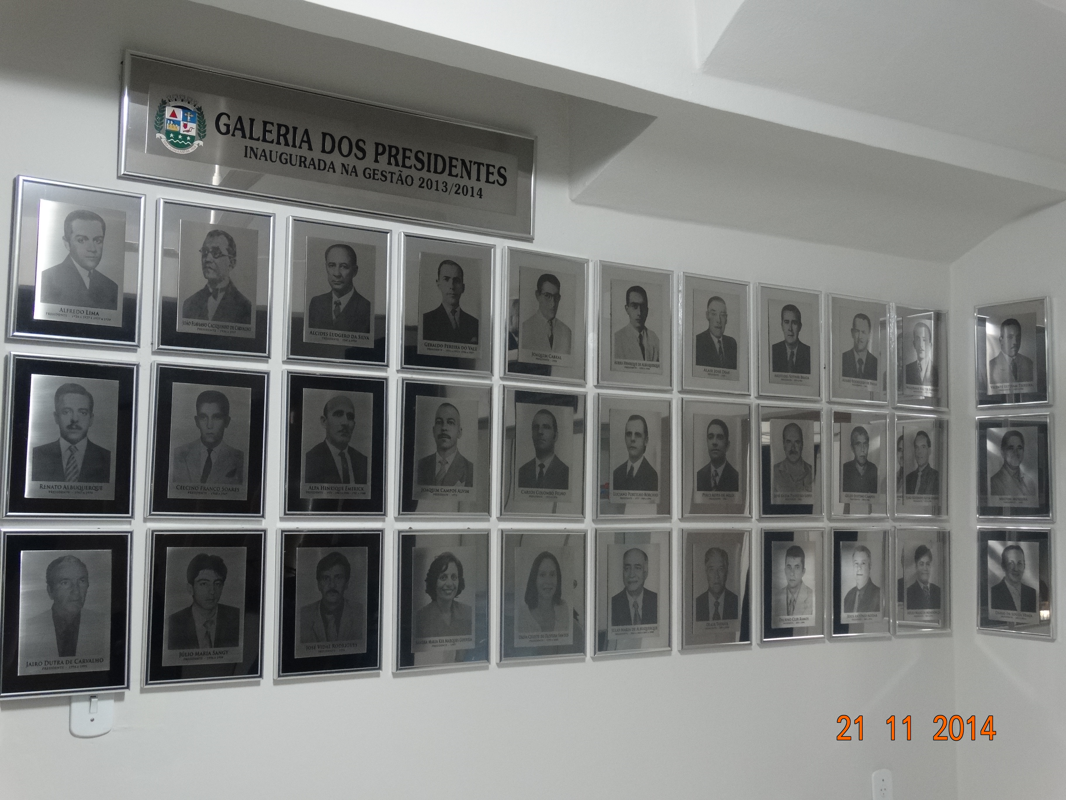 Galeria dos ex-presidentes