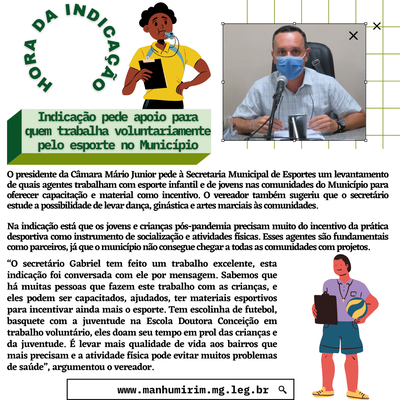 INDICAÇÃO  1 MÁRIO