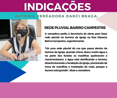 INDICAÇÃO DARCI