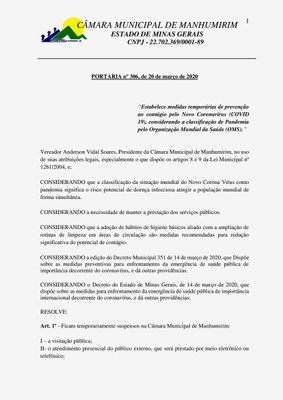 Pagina 1 Portaria 306