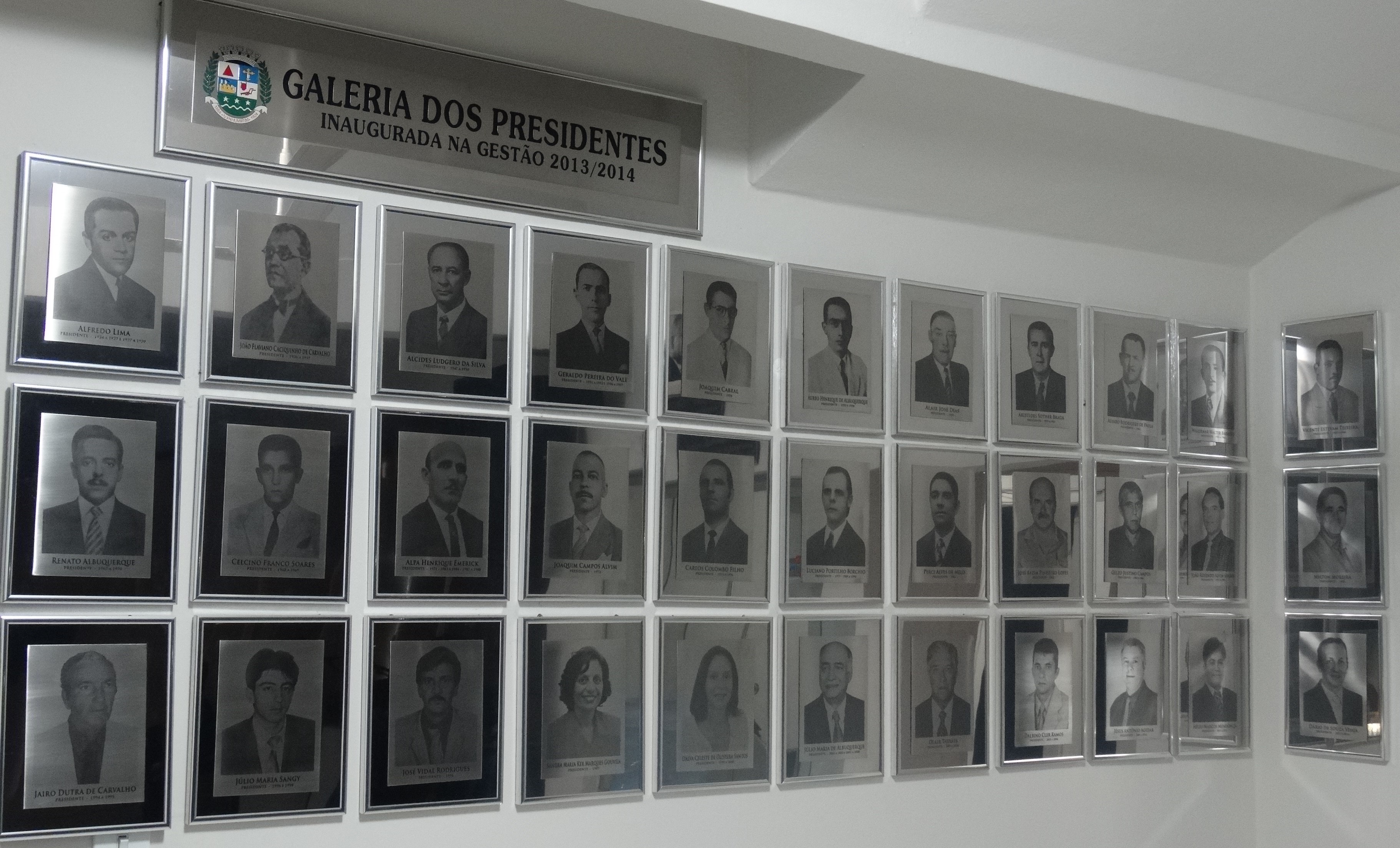 Galeria dos ex-presidentes