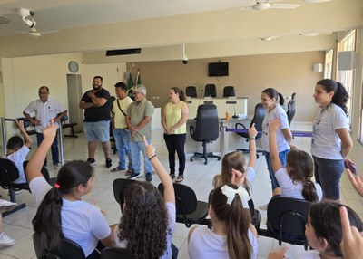 Visita alunos Sta Teresinha 1 Visita alunos Sta Teresinha 1