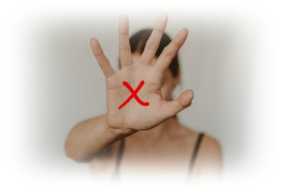 x vermelho na mão x vermelho na mão