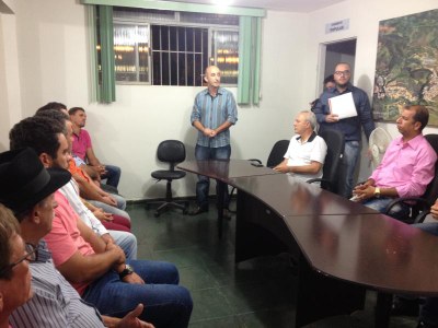 Presidente da Câmara Sérgio Borel. Apoio da Câmara nos projetos para a Saúde.