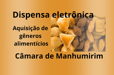 A Câmara de Manhumirim abriu concorrência para adquirir gêneros alimentícios