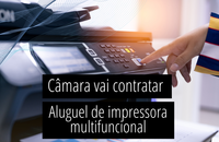 A Câmara de Manhumirim vai contratar impressora multifuncional