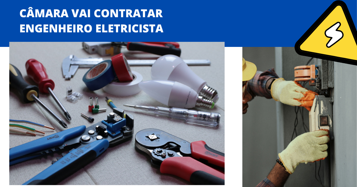 A Câmara está lançando concorrência para contrato com engenheiro eletricista