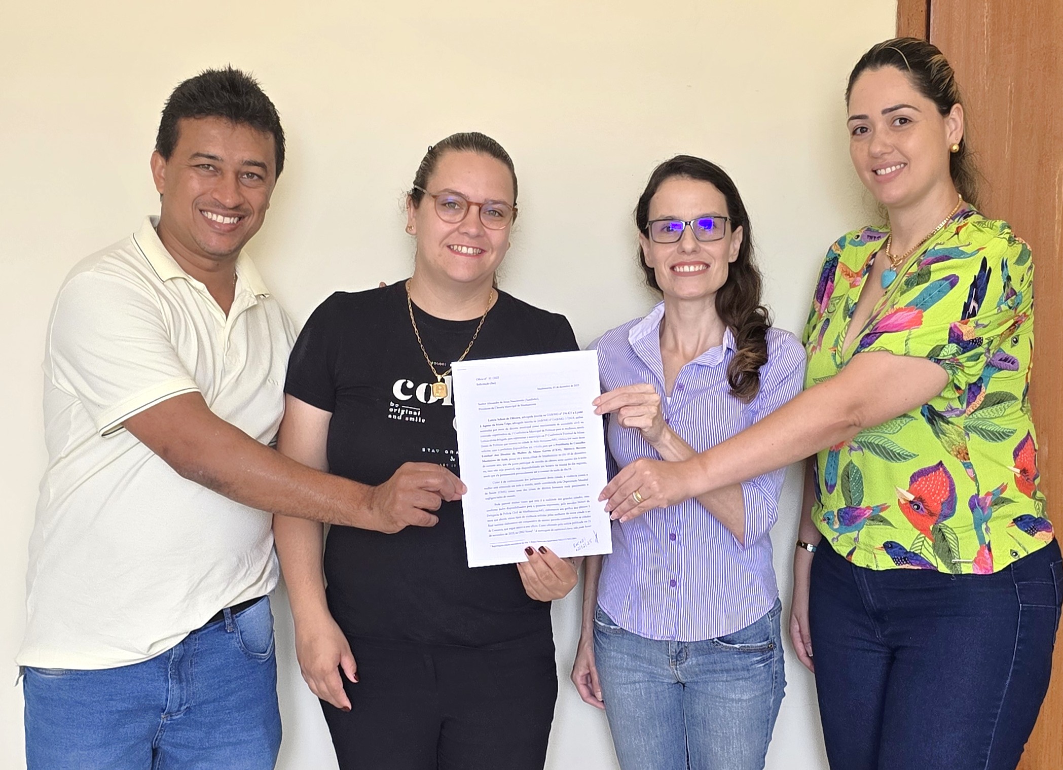 Advogadas pediram apoio da Câmara para criar em Manhumirim o Conselho Municipal de Políticas Públicas para Mulheres