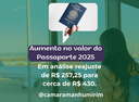 Aumento no valor do Passaporte 2025