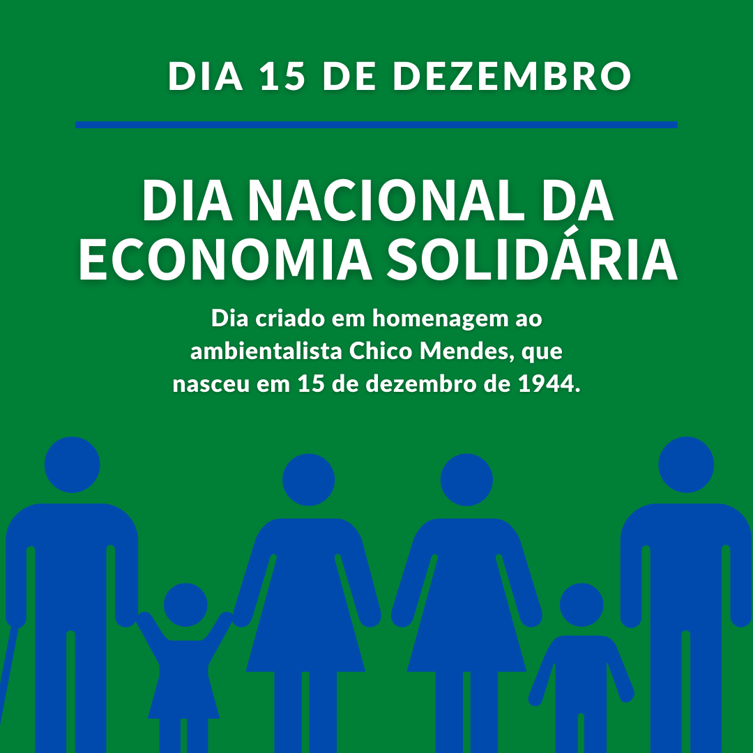Câmara destaca o Dia Nacional da Economia Solidária