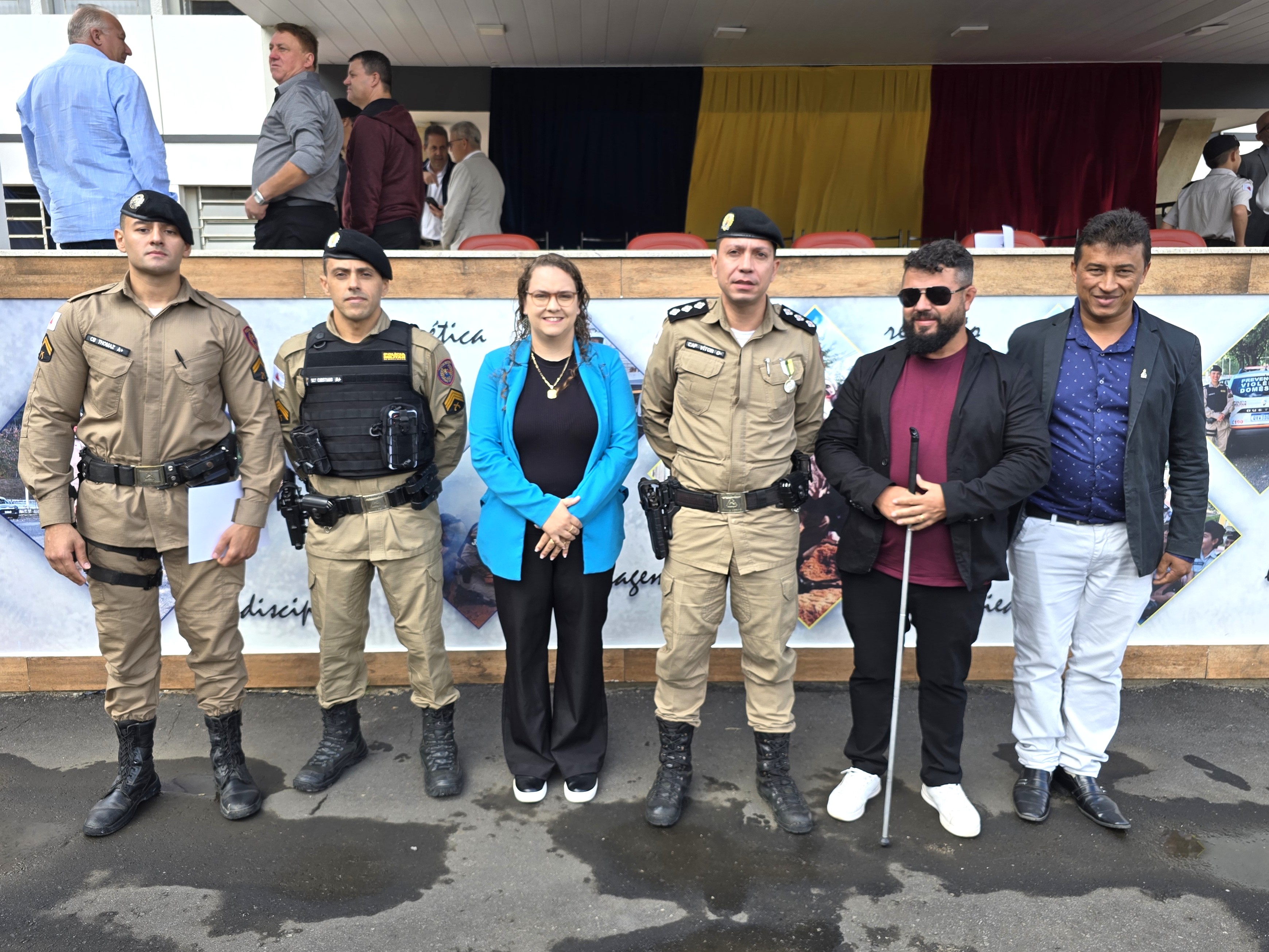 Em Manhuaçu 11º Batalhão de PM festeja com homenagens os 250 anos da Polícia Militar de Minas Gerais