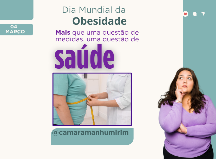 Hoje é o Dia Mundial da Obesidade