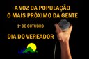 Hoje é um dia especial para os vereadores de todo o Brasil