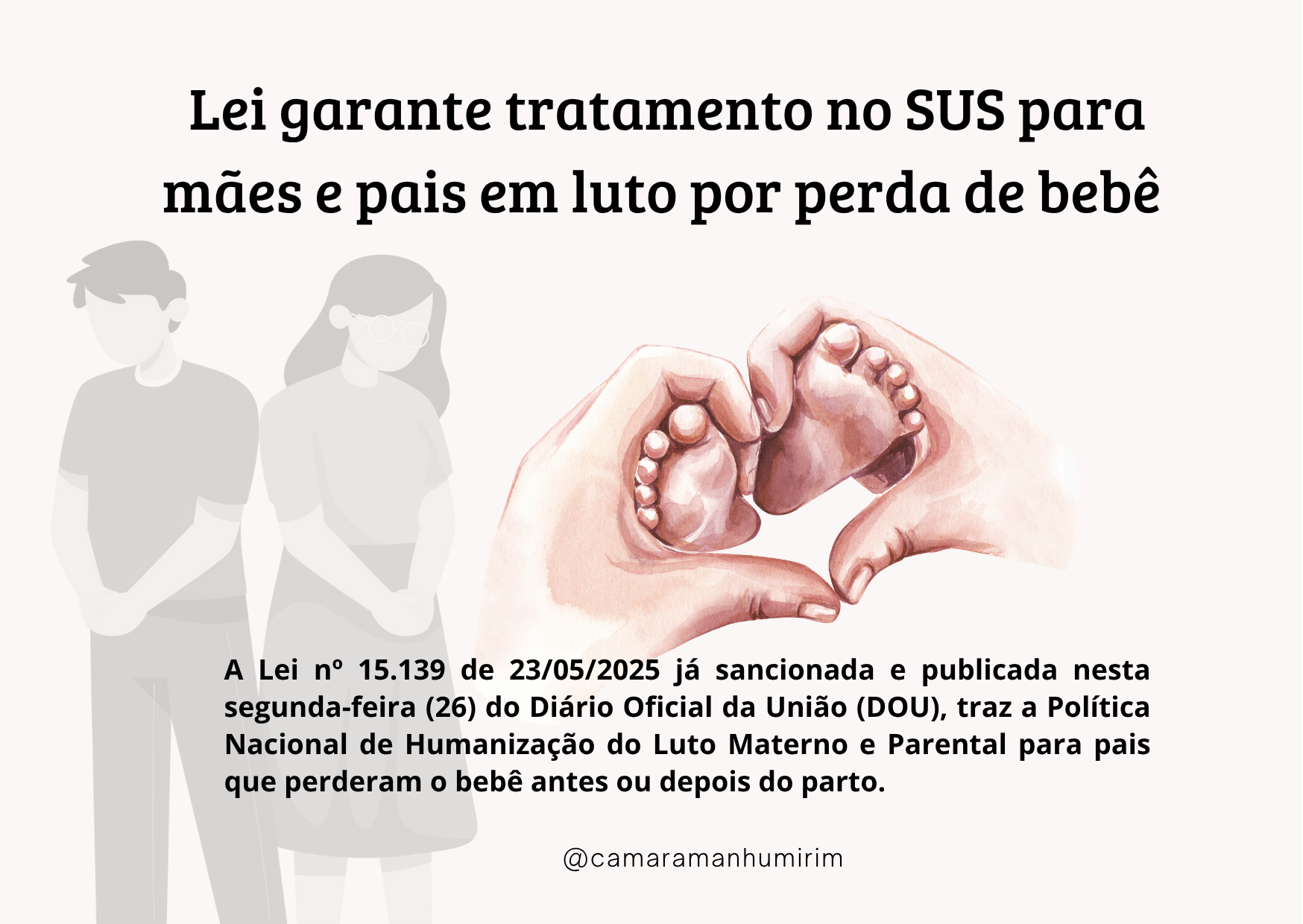 Lei garante tratamento no SUS para mães e pais em luto por perda de bebê