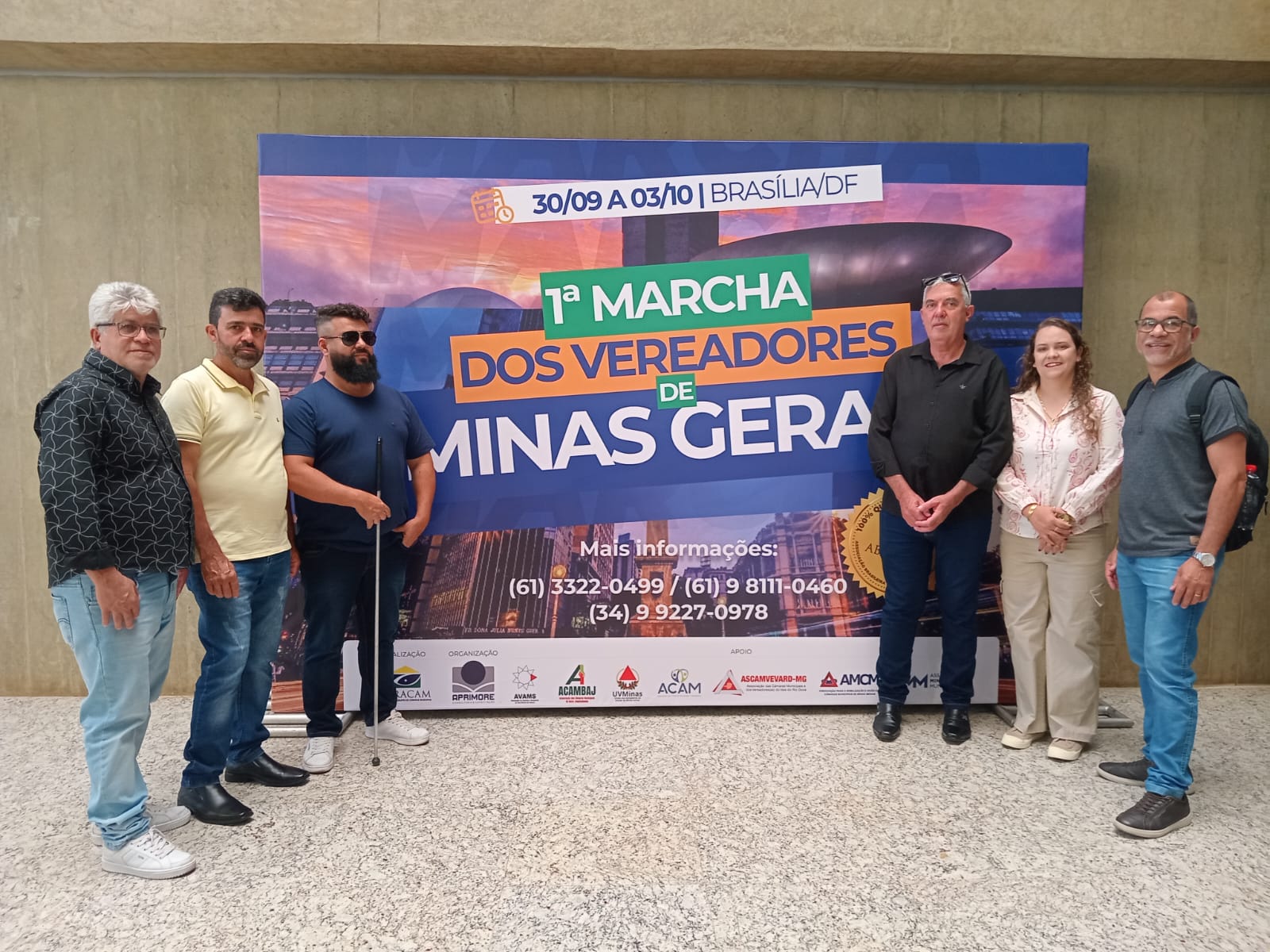 Vereadores de Manhumirim em Brasília: I Marcha dos Vereadores de Minas Gerais